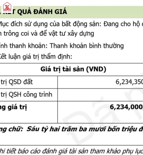 Đất diện tích 5x20 khu phân lô Thủ Đức